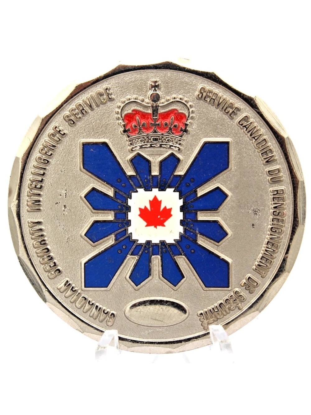 Extremely Rare Canadian Security Intelligence Service (CSIS) Challenge Coin